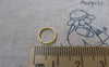Accessories - 200 Pcs Of Gold Tone Iron Jump Rings Size 9mm 18gauge A6709