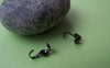Accessories - 200 Pcs Of Gunmetal Black Fold Over Clam Shell Clasps Bead Tips 3x9mm A3481