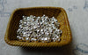Accessories - 200 Pcs Of Silver Tone Brass Crimp Beads 3mm A5669