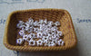 Accessories - 200 Pcs Of Silver Tone Spacer Beads 4.5mm A2150