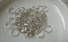 Accessories - 200 Pcs Of Silver Tone Split Rings 8mm 23guage  A6426
