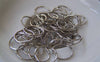 Accessories - 200 Pcs Of Silvery Gray Nickel Tone Jump Rings 12mm 18gauge A2455