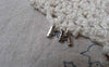 Accessories - 200 Pcs Of Silvery Gray Nickel Tone Tiny Fold Over Crimp Head Clasps 7mm A7233