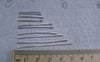 Accessories - 200 Pcs Silver Tone Iron Standard Headpins Various Sizes Available