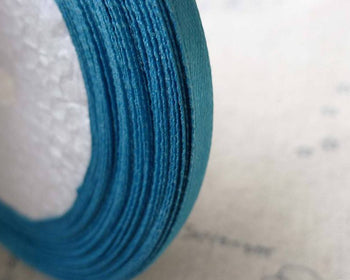 Accessories - 24 Yards (22.5 Meters) Acid Blue Polyester Ribbon Label String  A6635