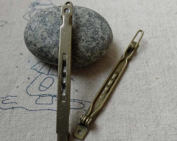 Accessories - 30 Pcs Antique Bronze Bobby Pin Hair Sticks Flat Hair Clips 60mm A6281