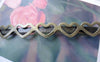 Accessories - 30 Pcs Antique Bronze Filigree Heart Bobby Pin Hair Clips 53mm A7534