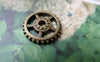 Accessories - 30 Pcs Antique Bronze Mechanical Watch Movement Gear Charm 18mm A7091