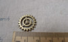 Accessories - 30 Pcs Antique Bronze Mechanical Watch Movement Gear Charm 18mm A7093