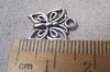 Accessories - 30 Pcs Butterfly Charms Antique Silver Filigree Pendants 12mm A4776