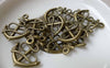 Accessories - 30 Pcs Of Antique Bronze Coiled Anchor Charms 18x24mm A6904