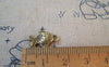 Accessories - 30 Pcs Of Antique Bronze Concaved Fish Charms Double Sided 11x15mm A5290