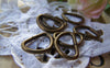 Accessories - 30 Pcs Of Antique Bronze D Jump Rings  11x16mm A3501