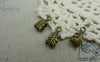 Accessories - 30 Pcs Of Antique Bronze Leaf Necklace Bail Charms 6x14mm A5987