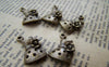 Accessories - 30 Pcs Of Antique Bronze Lovely Dress Charms 11x19mm A1907