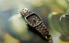 Accessories - 30 Pcs Of Antique Bronze Lovely Wrist Watch Charms 8x23mm A497