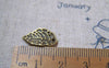 Accessories - 30 Pcs Of Antique Bronze Tree Leaf Charms 10x16mm A5210