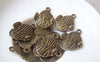 Accessories - 30 Pcs Of Antique Bronze Tropical Fish Charms 16x20mm A4606