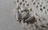 Accessories - 30 Pcs Of Antique Silver 3D Rondelle Textured Spacer Beads 8x12mm  A6735