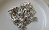 Accessories - 30 Pcs Of Antique Silver 3D Tooth Charms 8x16mm A6482