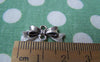 Accessories - 30 Pcs Of Antique Silver Bow Tie Knot Connector Charms 8x20mm A699