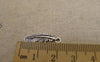 Accessories - 30 Pcs Of Antique Silver Feather Wing Charms 6x22mm A7418