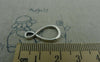Accessories - 30 Pcs Of Antique Silver Figure 8 Connector Charms  11x21mm  A5977