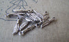 Accessories - 30 Pcs Of Antique Silver Leaf Charms 4.5x16mm A3968