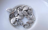 Accessories - 30 Pcs Of Antique Silver Leaf Charms 5x10mm A1054
