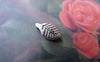 Accessories - 30 Pcs Of Antique Silver Leaf Charms 5x10mm A1054