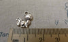 Accessories - 30 Pcs Of Antique Silver Lovely Fox Charms 13x14mm A6456