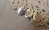 Accessories - 30 Pcs Of Antique Silver Oval Charms 10x14mm A7364