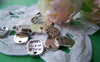 Accessories - 30 Pcs Of Antique Silver Oval Made With Love Charms 8x11mm A1345