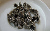 Accessories - 30 Pcs Of Antique Silver Pewter Flower Bead Caps 6x9mm A5647