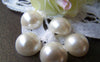 Accessories - 30 Pcs Of Resin Pearl White Round Cameo Cabochons  12mm A2826