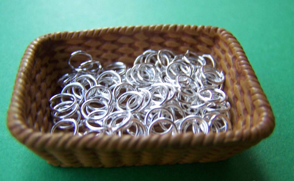 Accessories - 300 Pcs Of Silver Tone Iron Jump Rings 5mm 25gauge A3314