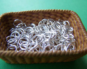 Accessories - 300 Pcs Of Silver Tone Iron Jump Rings 5mm 25gauge A3314