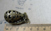 Accessories - 3D Grenade Pendants Antique Bronze Charms  23x34mm Set Of 2 Pcs  A6032