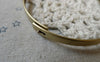 Accessories - 4 Pcs Of Antique Bronze Brass Brushed Cuff Bracelets 60mm A6322