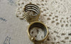 Accessories - 4 Pcs Of Antique Bronze Spring Ring Findings 19mm A6386