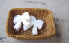 Accessories - 4 Pcs Of Natural Shell Bow Tie Beads With Hole 14x16mm A4601