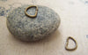 Accessories - 40 Pcs Of Antique Bronze D Jump Rings 8.5x12.5mm A2187