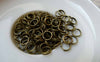 Accessories - 450 Pcs Of Antique Bronze Split Rings 6mm 25gauge A5656