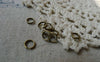 Accessories - 450 Pcs Of Antique Bronze Split Rings 6mm 25gauge A5656