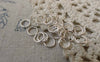 Accessories - 450 Pcs Of Silver Tone Iron Jump Rings 7mm 19 Gauge A6214