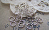 Accessories - 450 Pcs Of Silver Tone Split Rings 6mm A2186