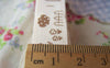 Accessories - 5.46 Yards (5 Meter) Bird Cage Pattern Cotton Ribbon Label String A2546