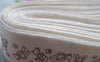 Accessories - 5.46 Yards (5 Meters) Bear Print Cotton Ribbon Label String A2672