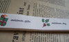 Accessories - 5.46 Yards (5 Meters) Christmas Time Print Cotton Ribbon Label String A2603