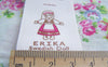 Accessories - 5.46 Yards (5 Meters) Clown Doll Pattern Print Cotton Ribbon Label String A2565